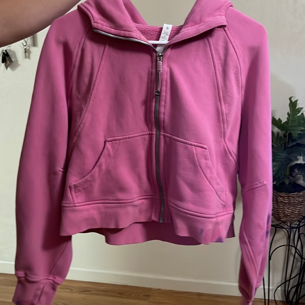 Lululemon Full Zip Scuba Pink Blossom